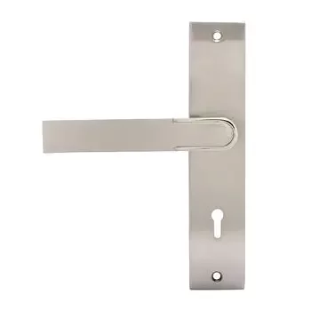 PLAZA PRIED KY :- 8 PRIED MORTISE HANDLE + LEVER LOCK IN STAINLESS STEEL FINISH LEVER HANDLES PLAZA | Model: 8313