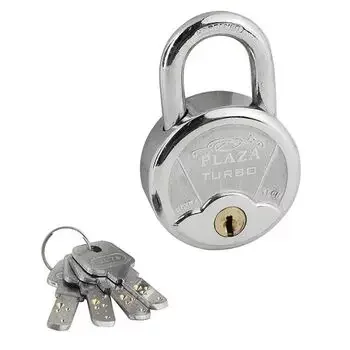 PLAZA TURBO ULTRA PAD LOCK 60MM IN STAINLESS STEEL FINISH PLAZA | Model: 18474