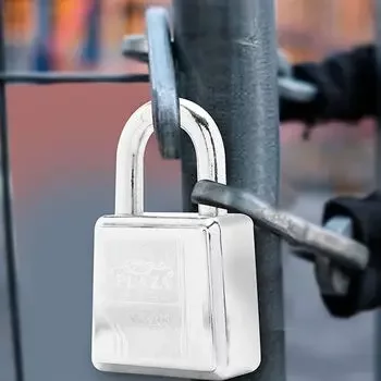 PLAZA XF 2000 PAD LOCK IN STAINLESS STEEL FINISH PLAZA | Model: 18481