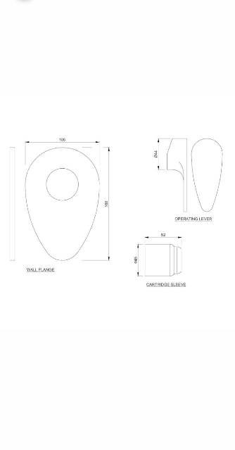 Single Lever Exposed Parts Kit Of Deusch Mixer | Model : VGP-GLD-81227K