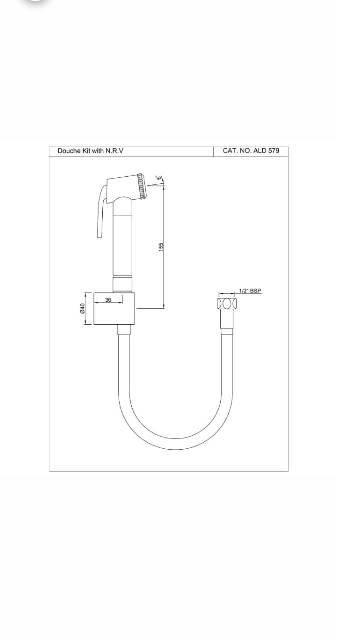 Hand Shower (Health Faucet) | Model : ALD-CHR-579