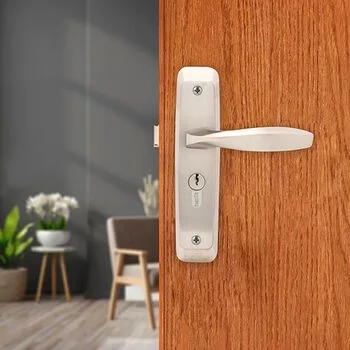 DORSET ZARA MORTISE LOCKSET WITH 60 MM CYLINDER KEY & KNOB (8) SC FINISH DORSET Model: HLZAASC