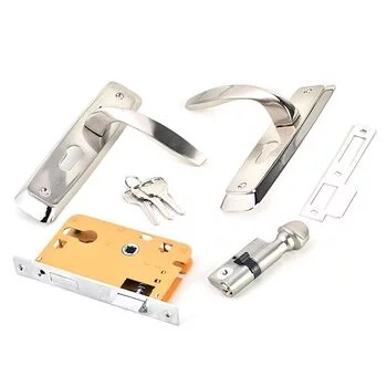 DORSET ZARA MORTISE LOCKSET WITH 60 MM CYLINDER KEY & KNOB (8) SC FINISH DORSET Model: HLZAASC