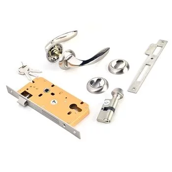 DORSET ZARA MORTISE LOCKSET WITH 60 MM CYLINDER KEY & KNOB (ON ROSE) SC FINISH DORSET Model: MLZAORASC