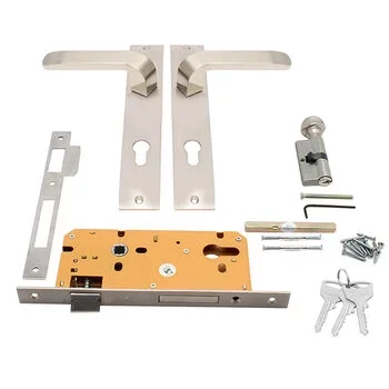 DORSET HALE HANDLE SET ON PLATE CY 10 SC + ML110NI + CL201ESS DORSET Model: MLHALEASC