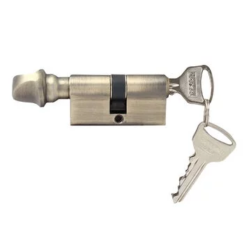 DORSET CYLINDER LOCK KEY & KNOB 60MM PT CL101PT DORSET Model: CL101PT