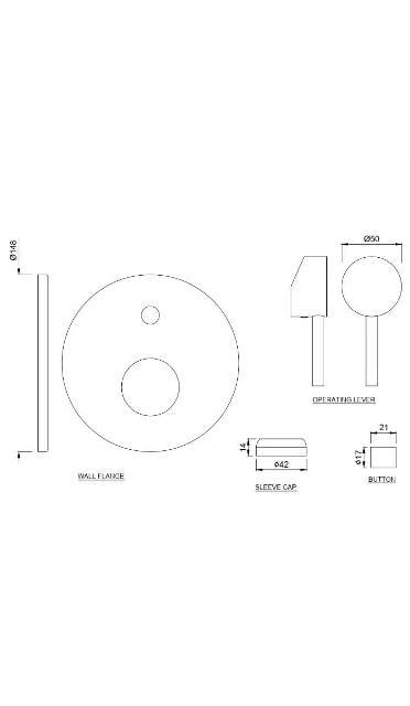 Single Lever Exposed Parts Kit | Model : FLR-CHR-5065NK
