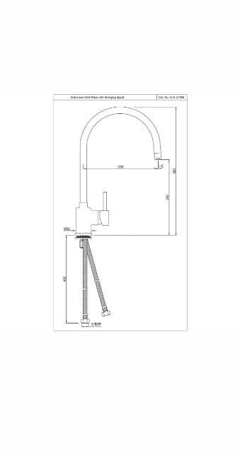 Side Single Lever Sink Mixer | Model : FLR-CHR-5179B