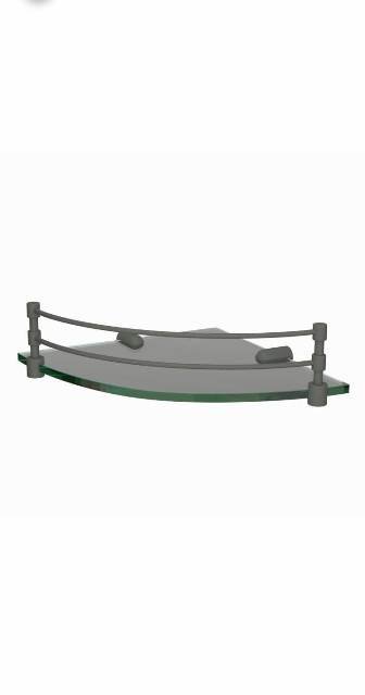 Corner Glass Shelf | Model : ACN-GRF-1173