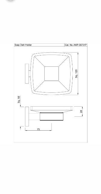 Soap Dish Holder | Model : AKP-ACR-35731P