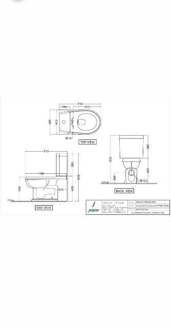 Rimless Bowl With Cistern | Model : QPS-WHT-7753P180UFPMZ