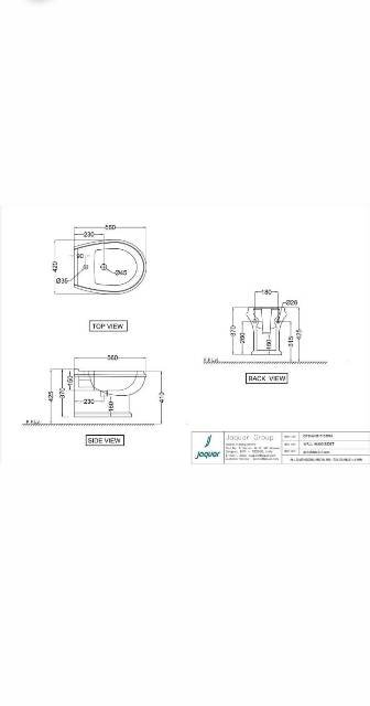 Wall Hung Bidet | Model : QPS-WHT-7153PM