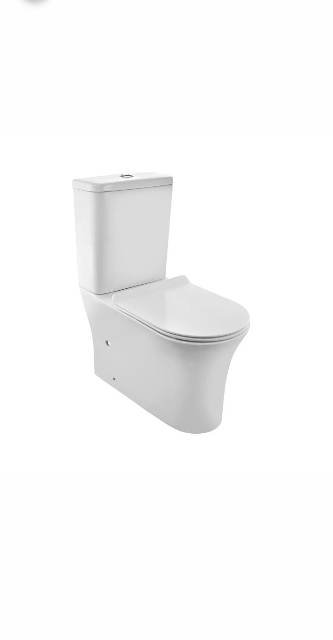 Rimless Bowl With Cistern For Coupled WC | Model : ONS-WHT-10753NS250UFSMZ
