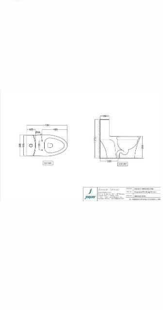 Rimless Single Piece WC | Model : ONS-WHT-10853S300UFSM