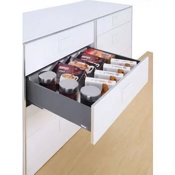 INOX PARTS FOR SLIMO DS- COVER & BRACKETS, 120500MM DRAWER BOX SYSTEMS INOX Model: J13.02.500