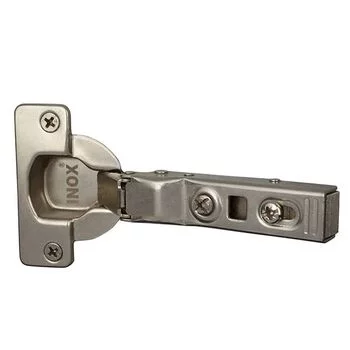 INOX THICK DOOR SOFT CLOSE HINGE 8 CRANK -40MM CUP INOX Model: C7.02.302