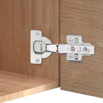 INOX THICK DOOR SOFT CLOSE HINGE 8 CRANK -40MM CUP INOX Model: C7.02.302