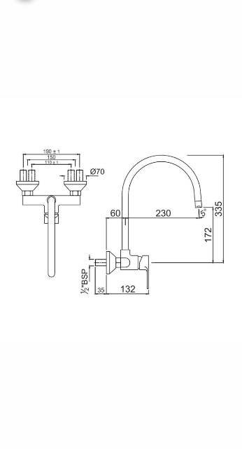 Single Lever Sink Mixer | Model : VGP-GLD-81165