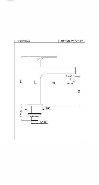 Pillar Cock | Model : VGP-SSF-81001