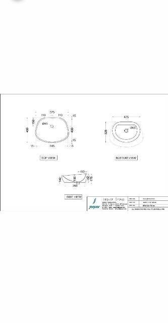 Table Top Basin | Model : ACS-WHT-87901