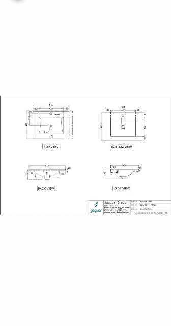 Counter Top Basin | Model : KUS-WHT-35603