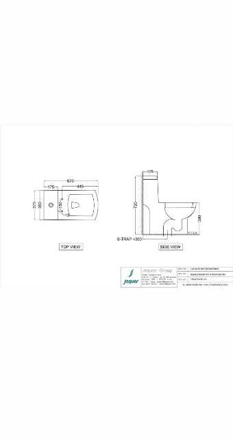 Single Piece WC | Model : LYS-WHT-38851S300UFSMN