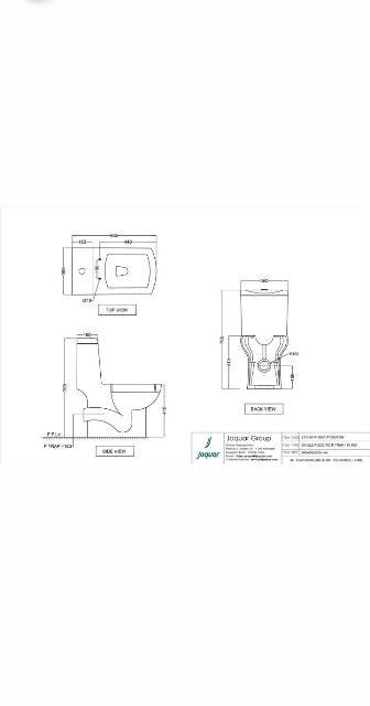 Single Piece WC | Model : LYS-WHT-38851P180UFSM