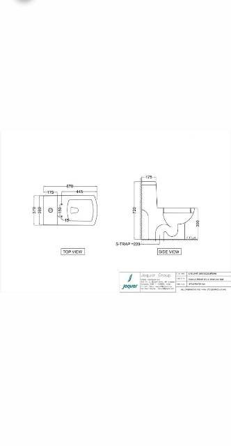 Single Piece WC | Model : LYS-WHT-38851S220UFSMN