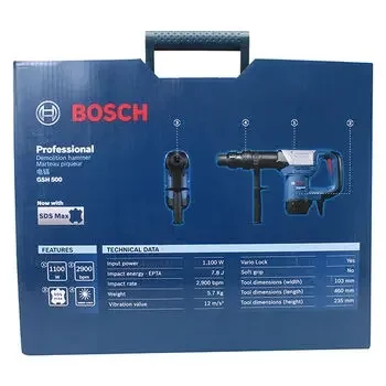 BOSCH GSH 500 MAX BLUE MATT BOSCH | Model: 0.611.338.7F0