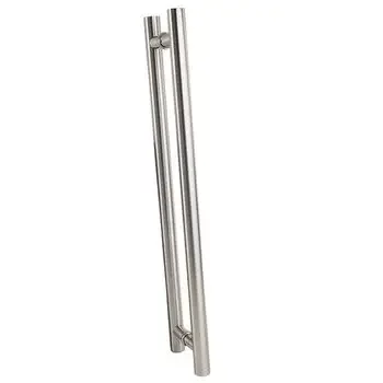 IPSA GLASS PULL HANDLE GP121 32X600 STAINLESS STEEL PAIR IPSA Model: 15620