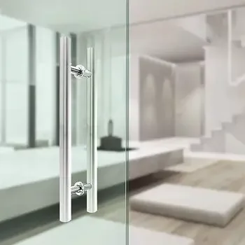 IPSA GLASS PULL HANDLE GP121 32X600 STAINLESS STEEL PAIR IPSA Model: 15620