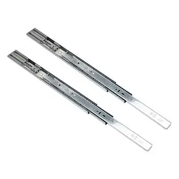 IPSA SOFT CLOSING BALL BEARING DRAWER SLIDER - SS FINISH 400MM PAIR IPSA Model: 8419