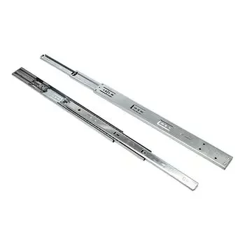 IPSA SOFT CLOSING BALL BEARING DRAWER SLIDER - SS FINISH 450MM PAIR IPSA Model: 4898