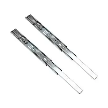 IPSA SOFT CLOSING BALL BEARING DRAWER SLIDER - SS FINISH 350MM PAIR IPSA Model: 3954