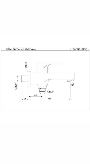 2 Way Bib Cock | Model : VGP-GDS-81041