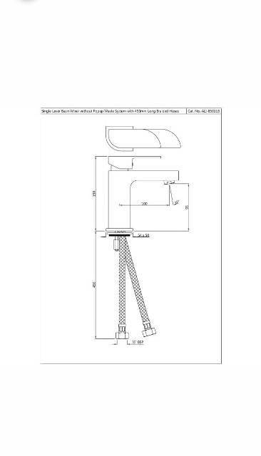 Single Lever Basin Mixer | Model : ALI-GDS-85011B