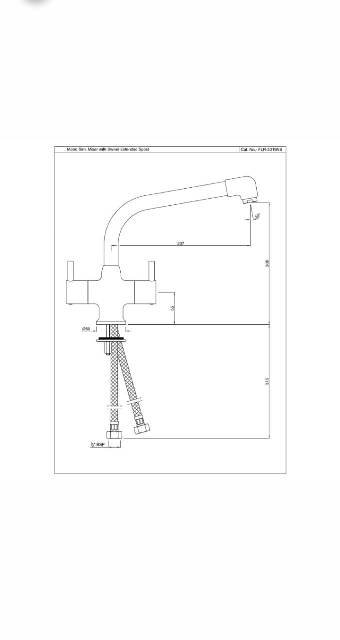 Sink Mixer 1-Hole | Model : FLR-CHR-5319NB