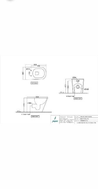 Rimless Back To Wall WC | Model : ARS-WHT-39955P180UFSM