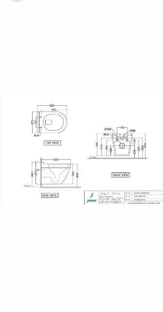 Rimless, Blind Installation Wall Hung WC | Model : SLS-WHT-6953BIPPSM