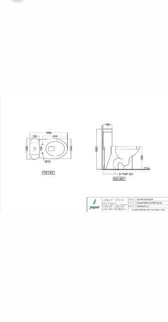 Single Piece WC | Model : SLS-WHT-6851S220PP