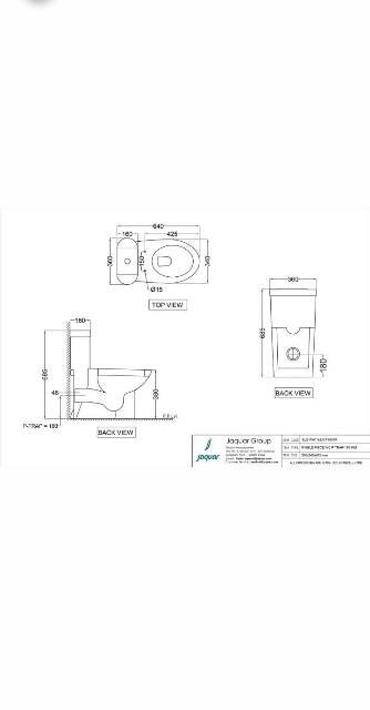 Single Piece WC | Model : SLS-WHT-6851P180PP