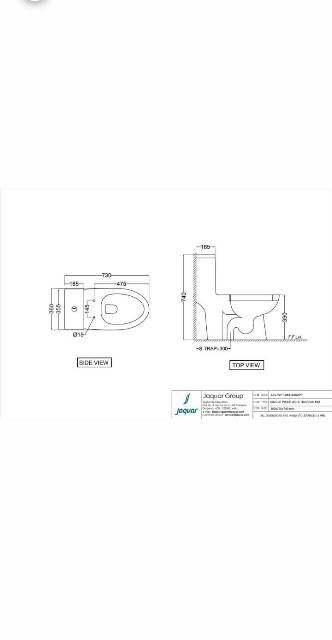 Single Piece WC | Model : SLS-WHT-6851S300PP