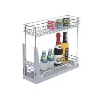 IPSA BOTTLE SPICE PULL OUT WITH TWO PARTITION WITH FRAME (10X20X18) IPSA Model: 15411