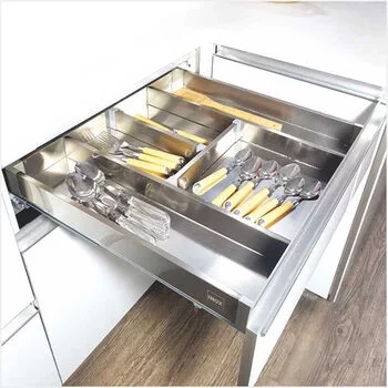 INOX SATIN SILENT CUTLERY BASKET 600MM INOX Model: S4.04.201