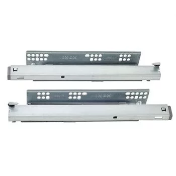 INOX SILENT CONCEALED DRAWER SLIDER (FULL EXTN.) 14 INOX Model: C6.08.350