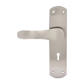 PLAZA ZODIAC KY 8 ZODIA MORTISE HANDLE + LEVER LOCK IN STAINLESS STEEL FINISH LEVER HANDLES PLAZA Model: 6060