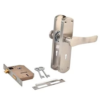 PLAZA ZODIAC KY 8 ZODIA MORTISE HANDLE + LEVER LOCK IN STAINLESS STEEL FINISH LEVER HANDLES PLAZA Model: 6060