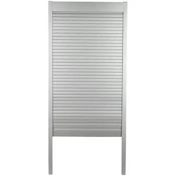 INOX STRAIGHT ROLLING SHUTTER ( ALUMINIUM FINISH ) 600 X 1320 MM INOX Model: K2.08.201N