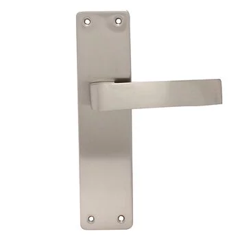 PLAZA VICTOR BABY LATCH: 8 VICTOR MORTISE HANDLE + BABY LATCH IN STAINLESS STEEL FINISH LEVER HANDLES PLAZA Model: 5220