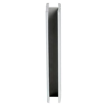 INOX SILVER SKIRTING FLAT CONNECTOR 100MM NEW INOX Model: J4.05.101